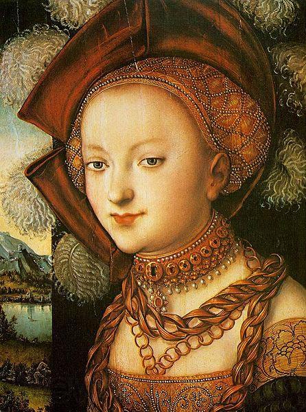 Lucas Cranach Salome Germany oil painting art